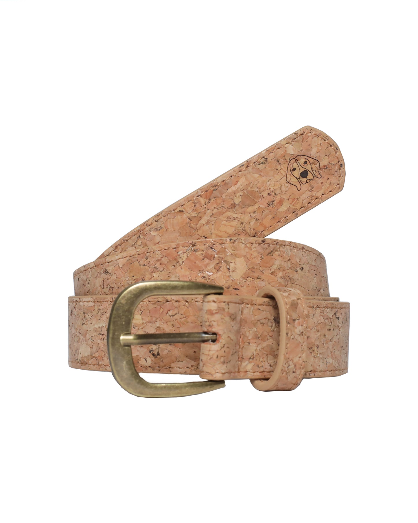 Gift Box Women's: Beige Belt and Card Holder