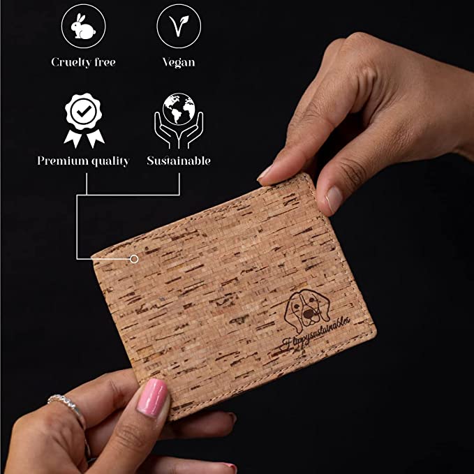 Ravine Wallet - Vegan Money Clip Cork Leather Wallet