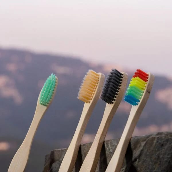 Bamboo Toothbrush Colour Pack ( 4 Pcs)