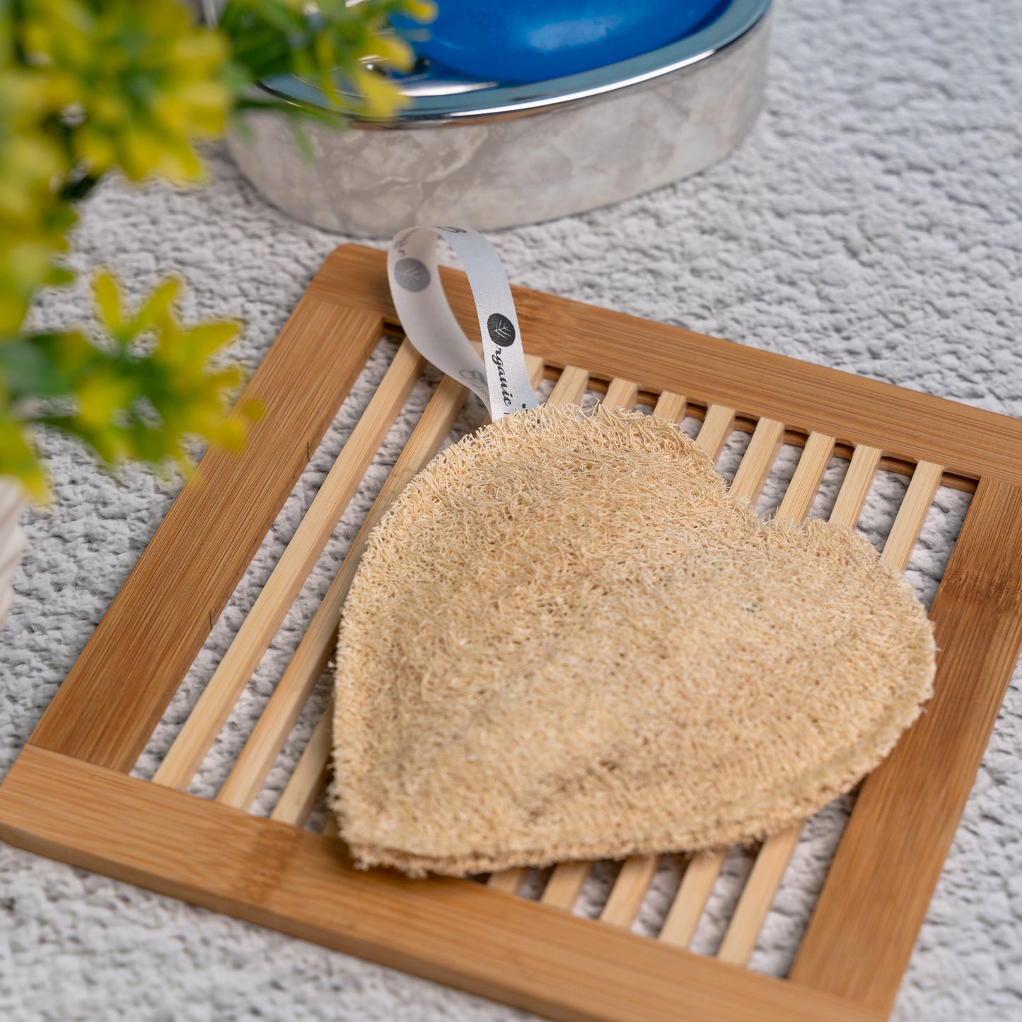Heart Shaped Natural Loofah