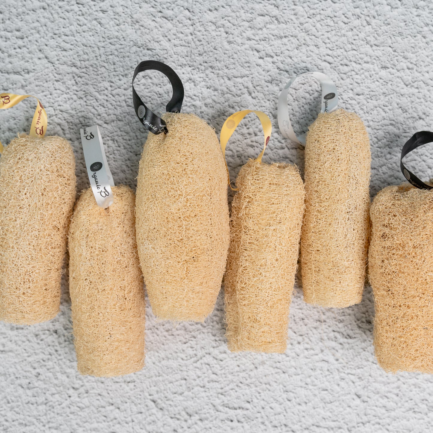 Natural Organic Loofah, Body Scrubber/Sponge (Pack of 6)