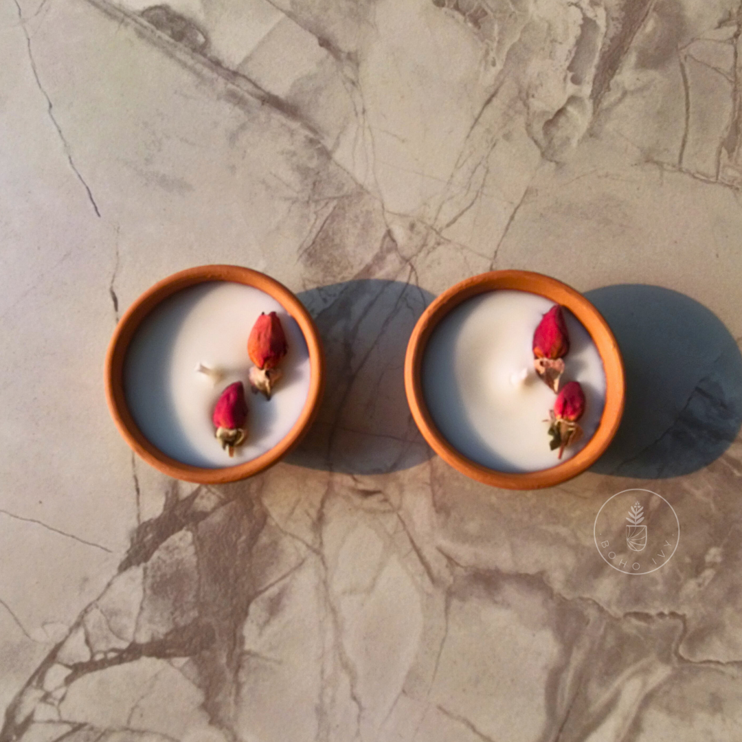 Rosebuds Botanical Soy Wax Candles