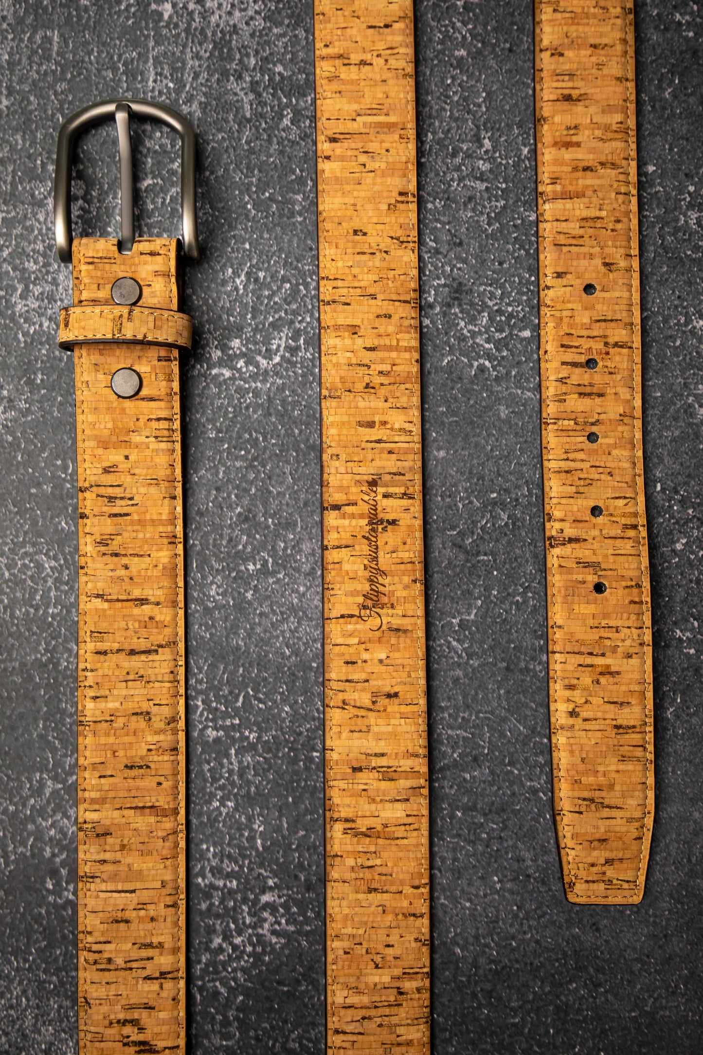 Gift Box Men's: Beige Belt and Card Holder