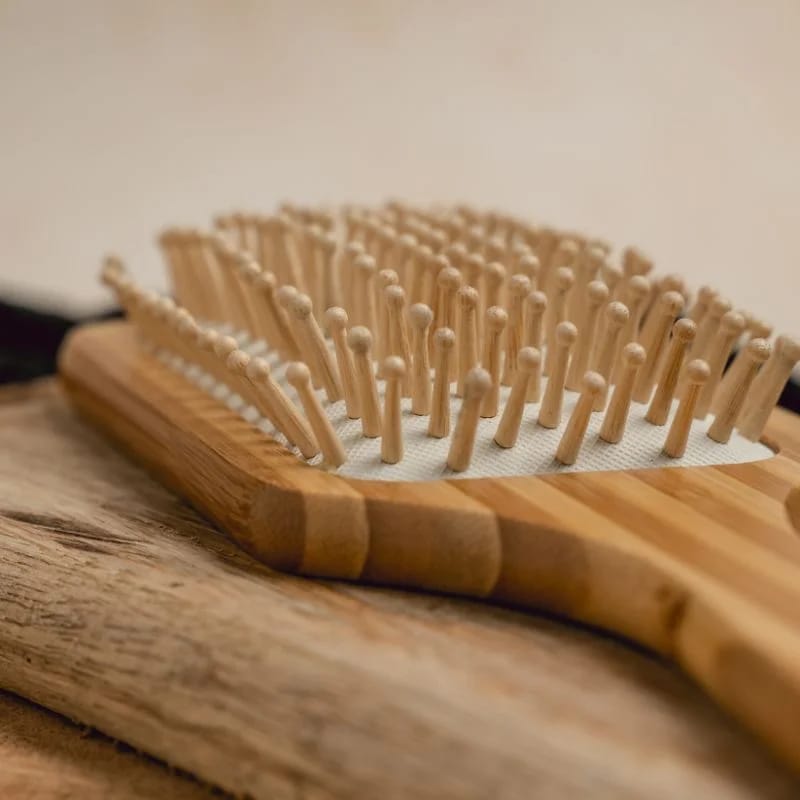 Organic B’s Wooden Bristle Paddle Brush | Bamboo Hair Brush