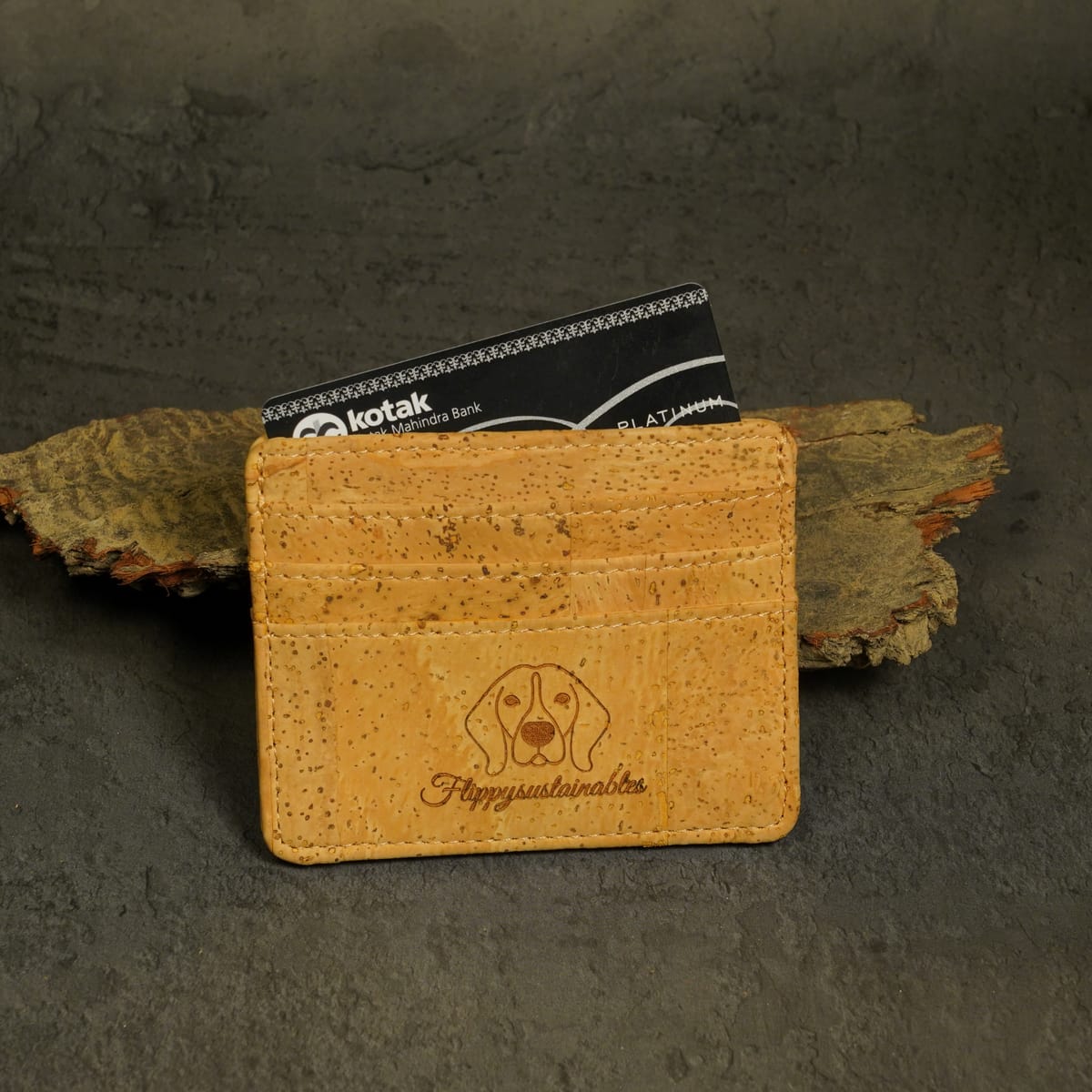 Gift Box Men's: Beige Belt and Card Holder