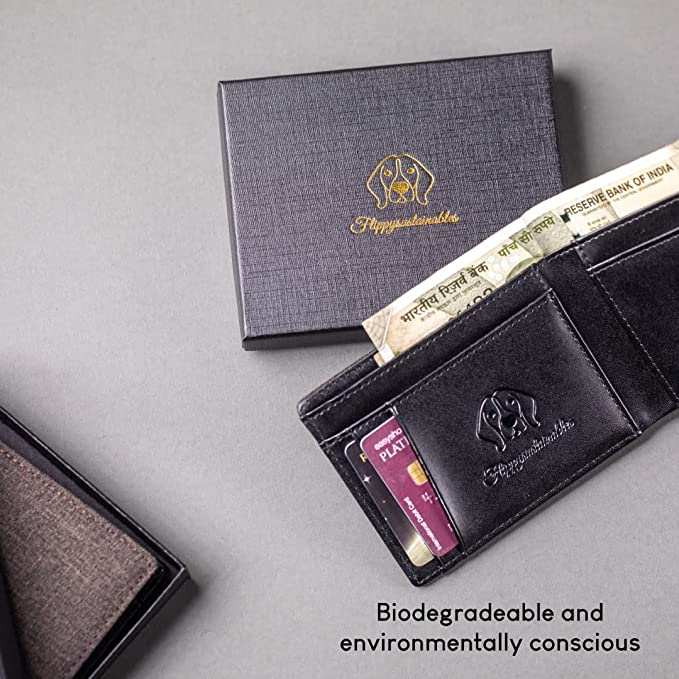 Gift Box Men's: Black Belt and Black Wallet