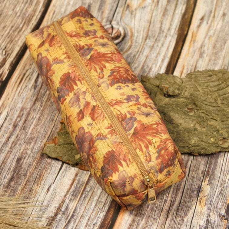 Gold Leaf: Natural Cork Utility Pouch