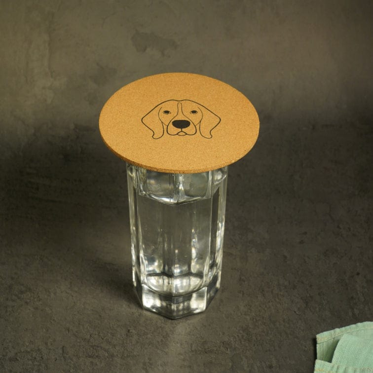 Amber, Sustainable Dual Color Cork Coasters