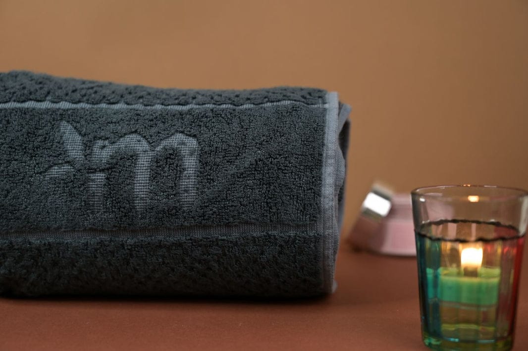Bamboo Fluffy Bath Set, 1 Bath 560GSM, 1 Hand and 2 Face Towel Terry 480 GSM - Good Charcoal