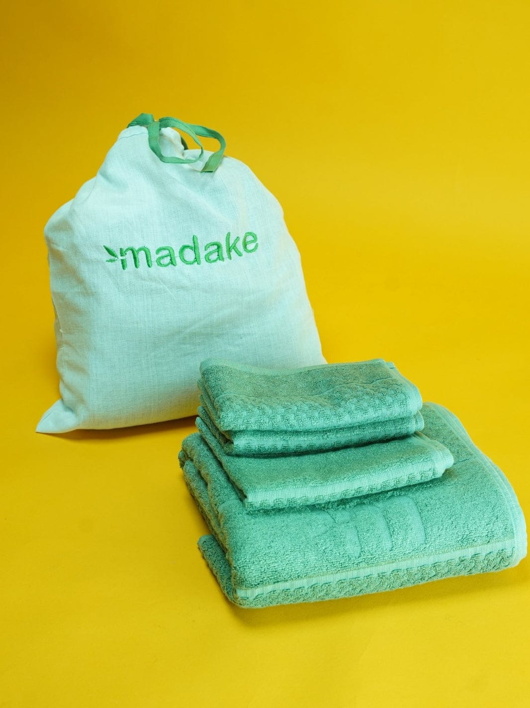 Bamboo Fluffy Bath Set, 1 Bath 560GSM, 1 Hand and 2 Face Towel Terry 480 GSM - Ethical Green