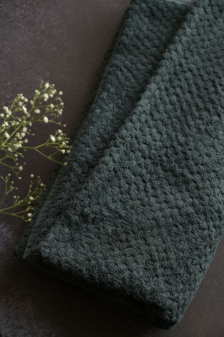 Bamboo Fluffy Bath Towel Terry 560 GSM - Good Charcoal