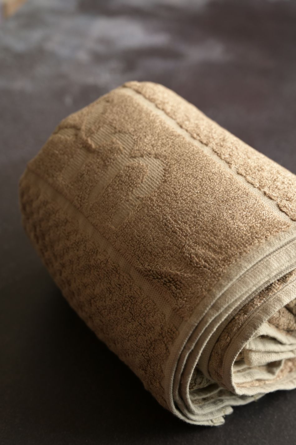 Bamboo Fluffy Bath Towel Terry 560 GSM - Sweet Caramel