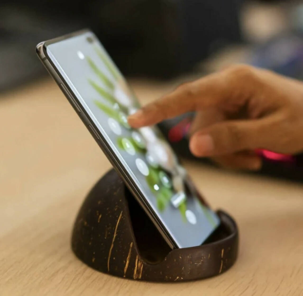 Coconut Phone Holder