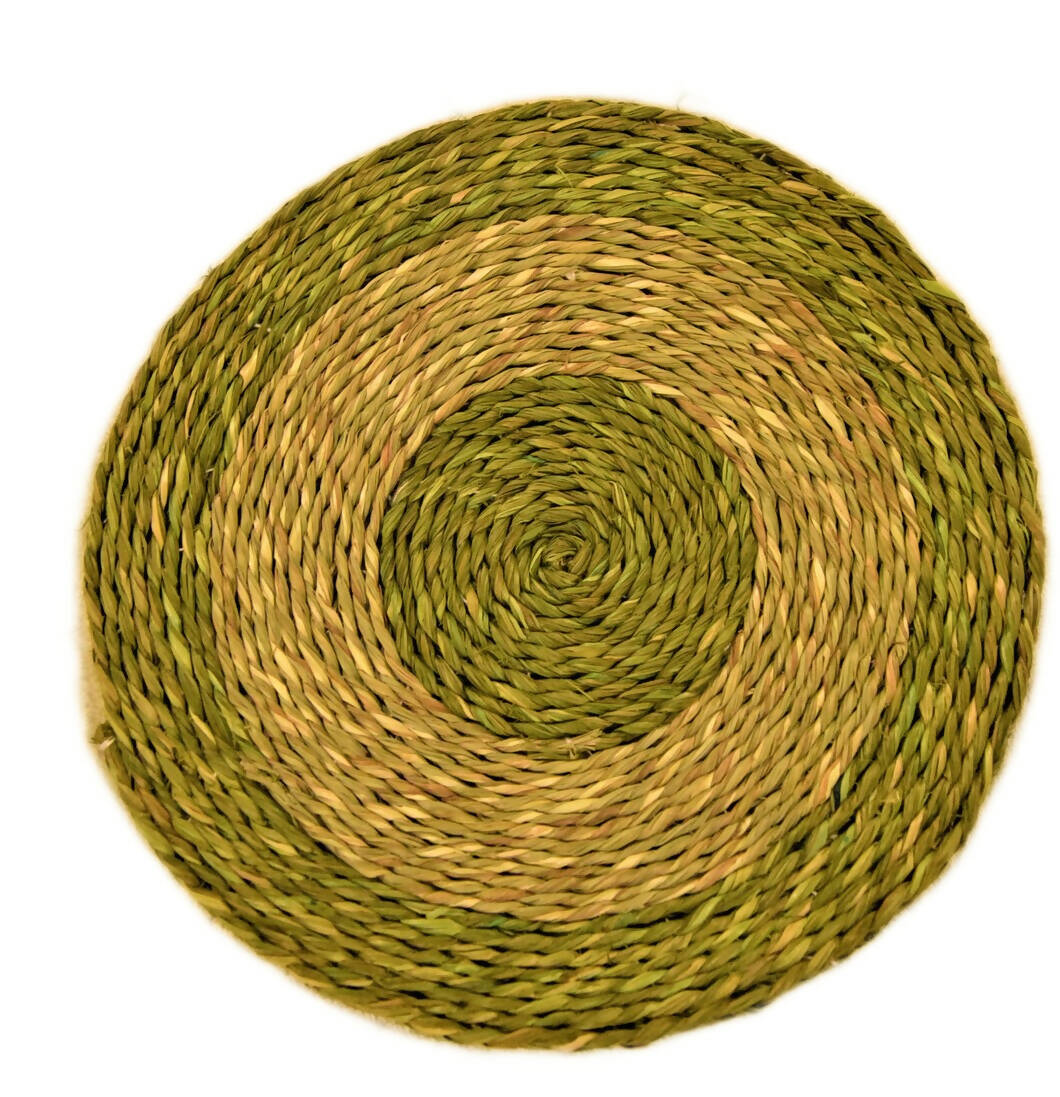 Sabai Grass Hot Mat 10" Double Color set of 2