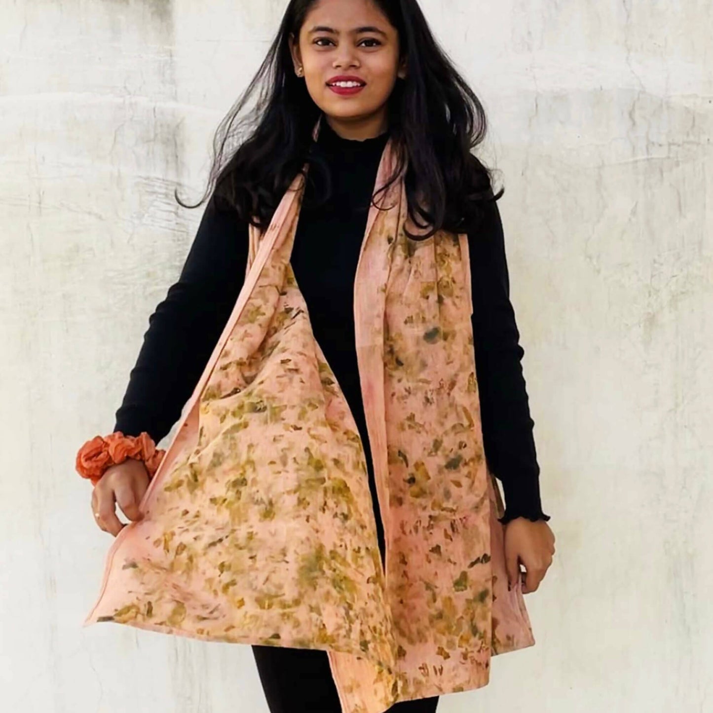 Peach - Yellow Stole 1