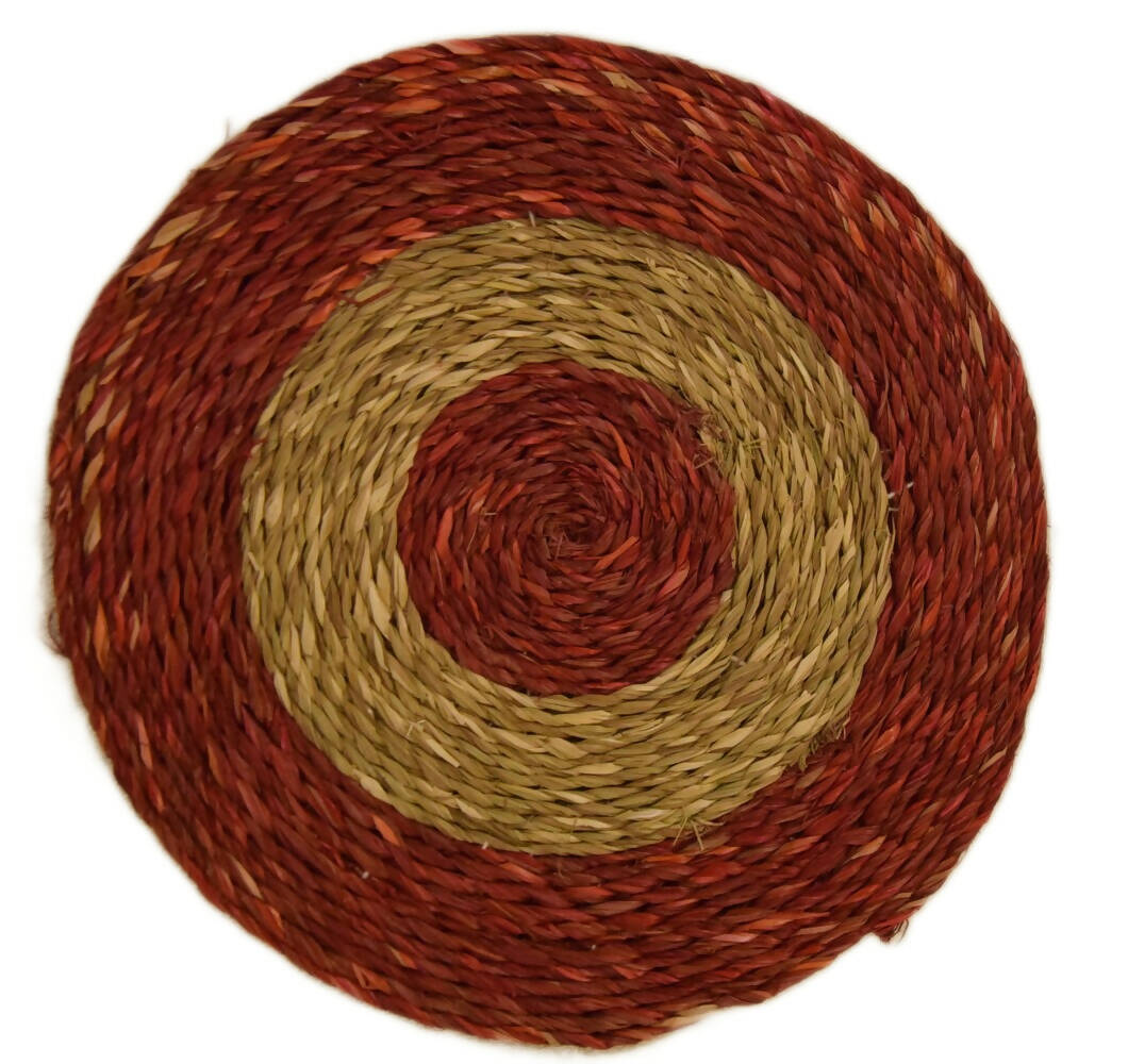 Sabai Grass Hot Mat 10" Double Color set of 2