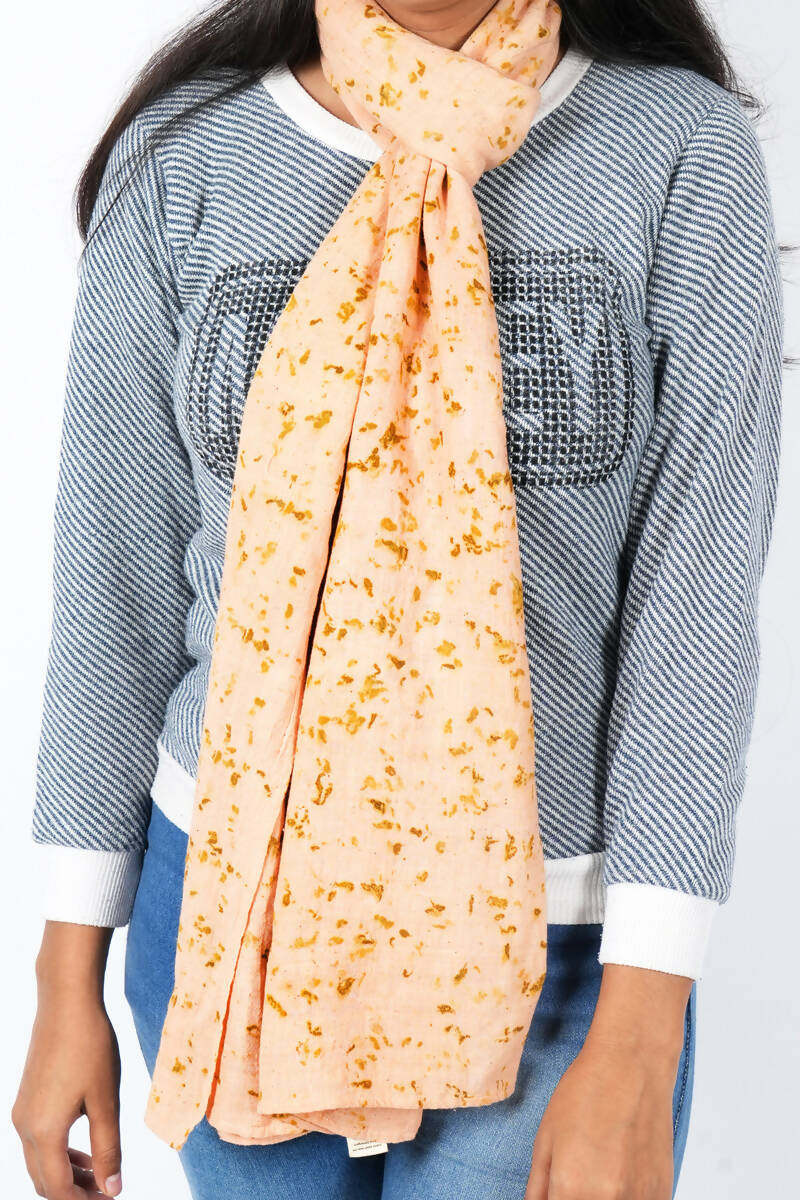 Peach and yellow Stole 4
