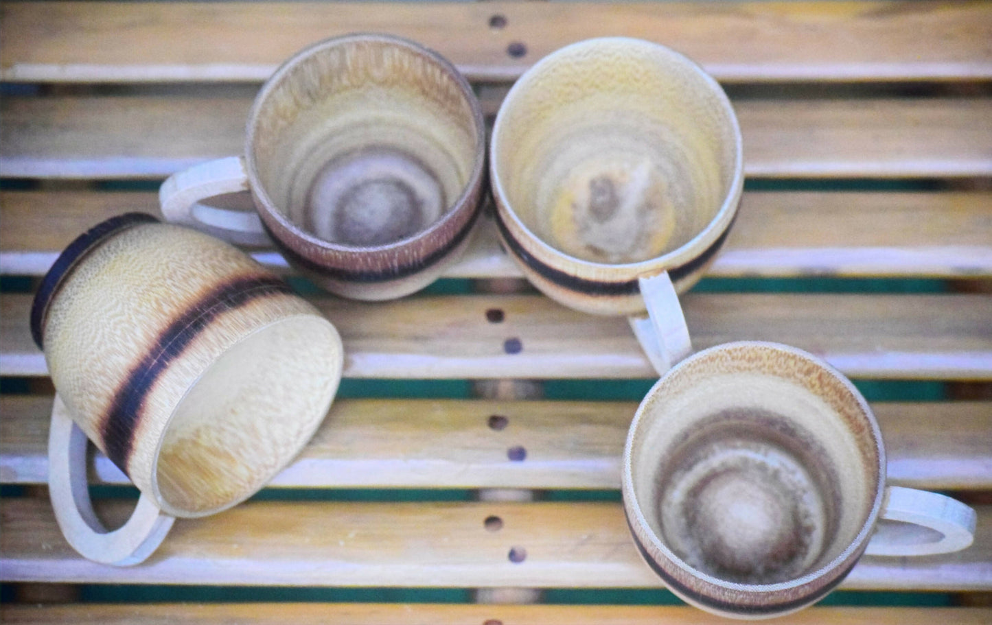 BAMBOO TEA CUP - SET OF 4