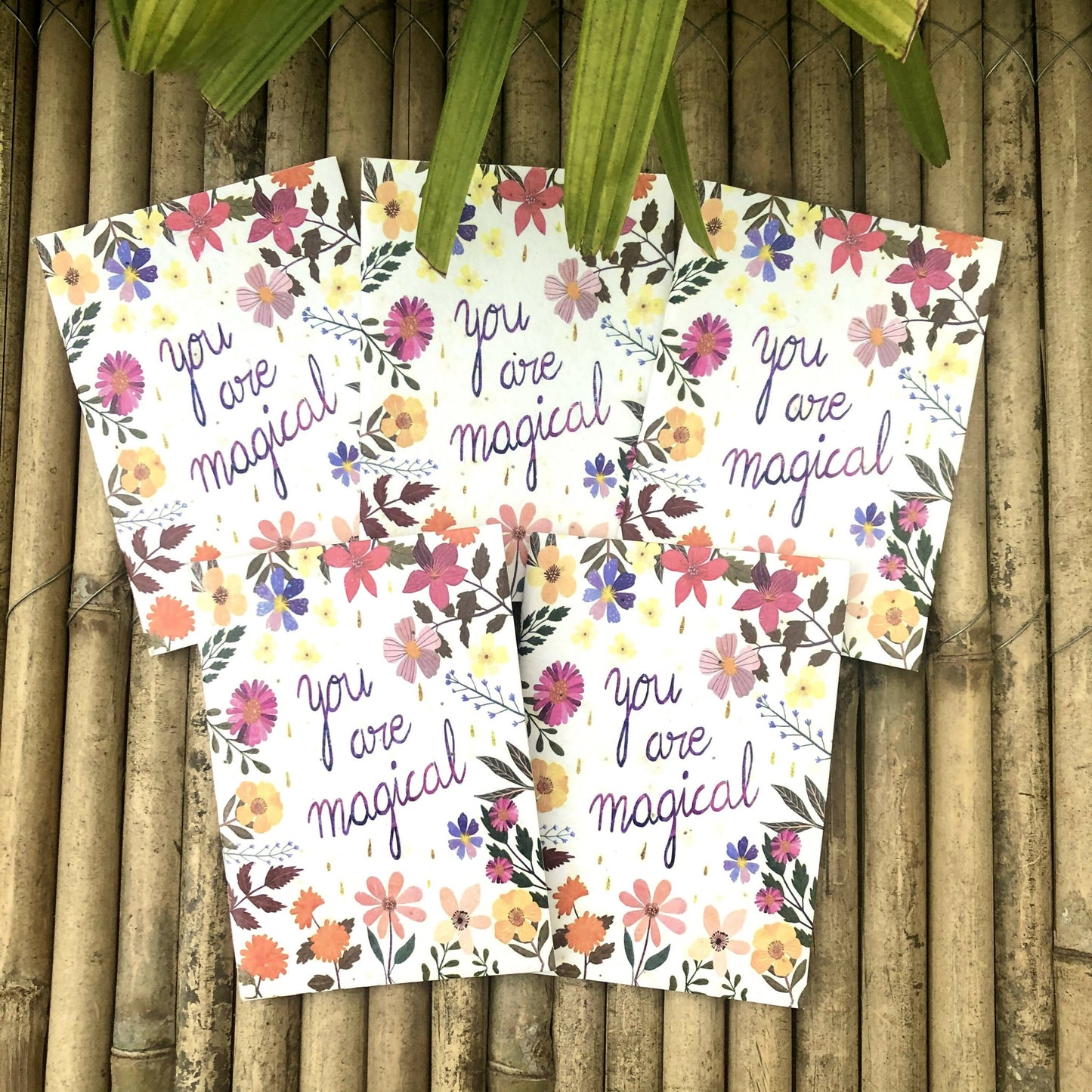 Plantable Diary "You Are Magical": Set of 5 Gift Pack