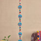 Upcycled Handmade Fabric PomPom Diya String Festive Decoration Hanging Prop