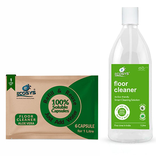 Floors and Surfaces Liquid Cleaner - Non-Toxic Disinfectant Capsules