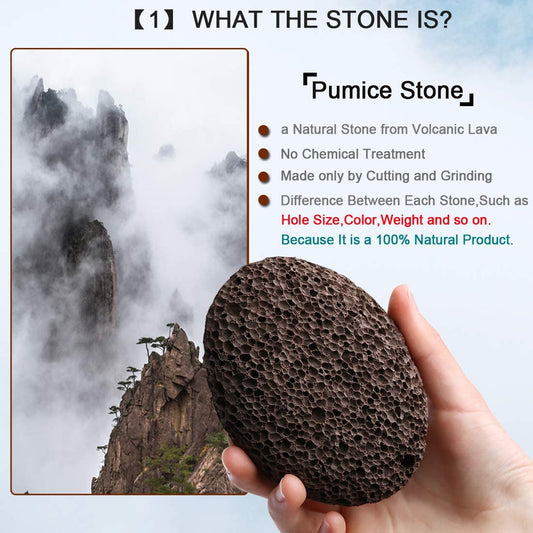 Organic B Volcanic Lava Pumice Stone Foot