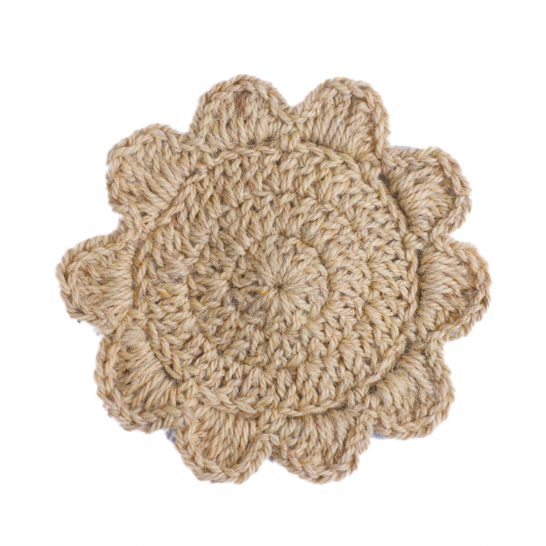 Crocheted Coasters ~ Pure Himalayan Wool