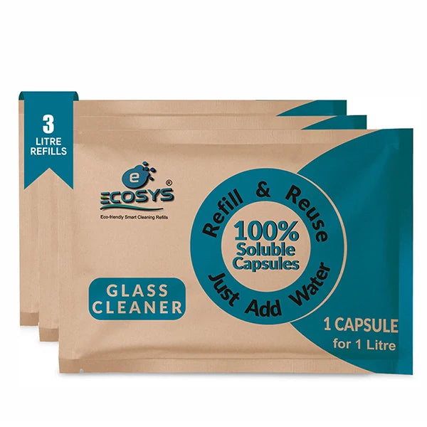 Glass & Surface Liquid Cleaner - Non-Toxic Capsules