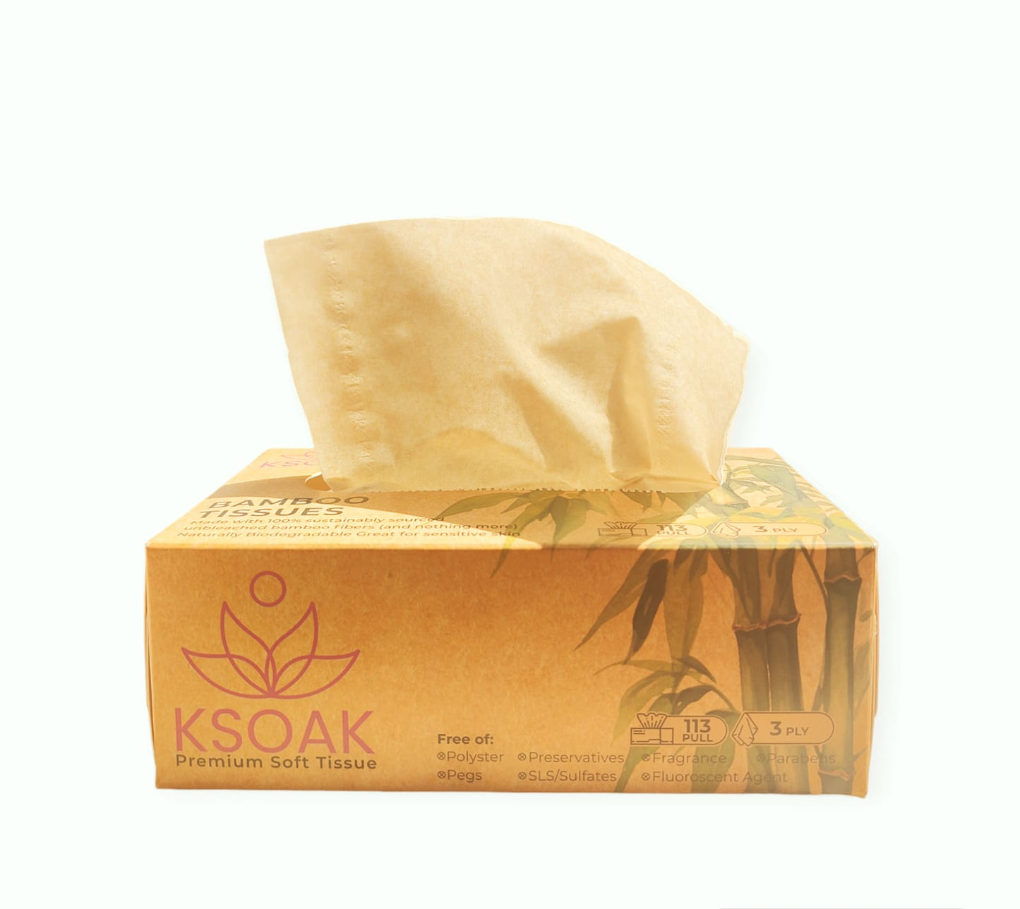 Bamboo Facial Tissue (Pack of 6)