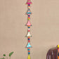 Upcycled Boho Triangles Festive Decoration String Hanging Party Prop