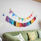 Party Streamer Combo - Rainbow Banner Bunting + Rainbow Fringe Streamer Garland (Pack of 2)