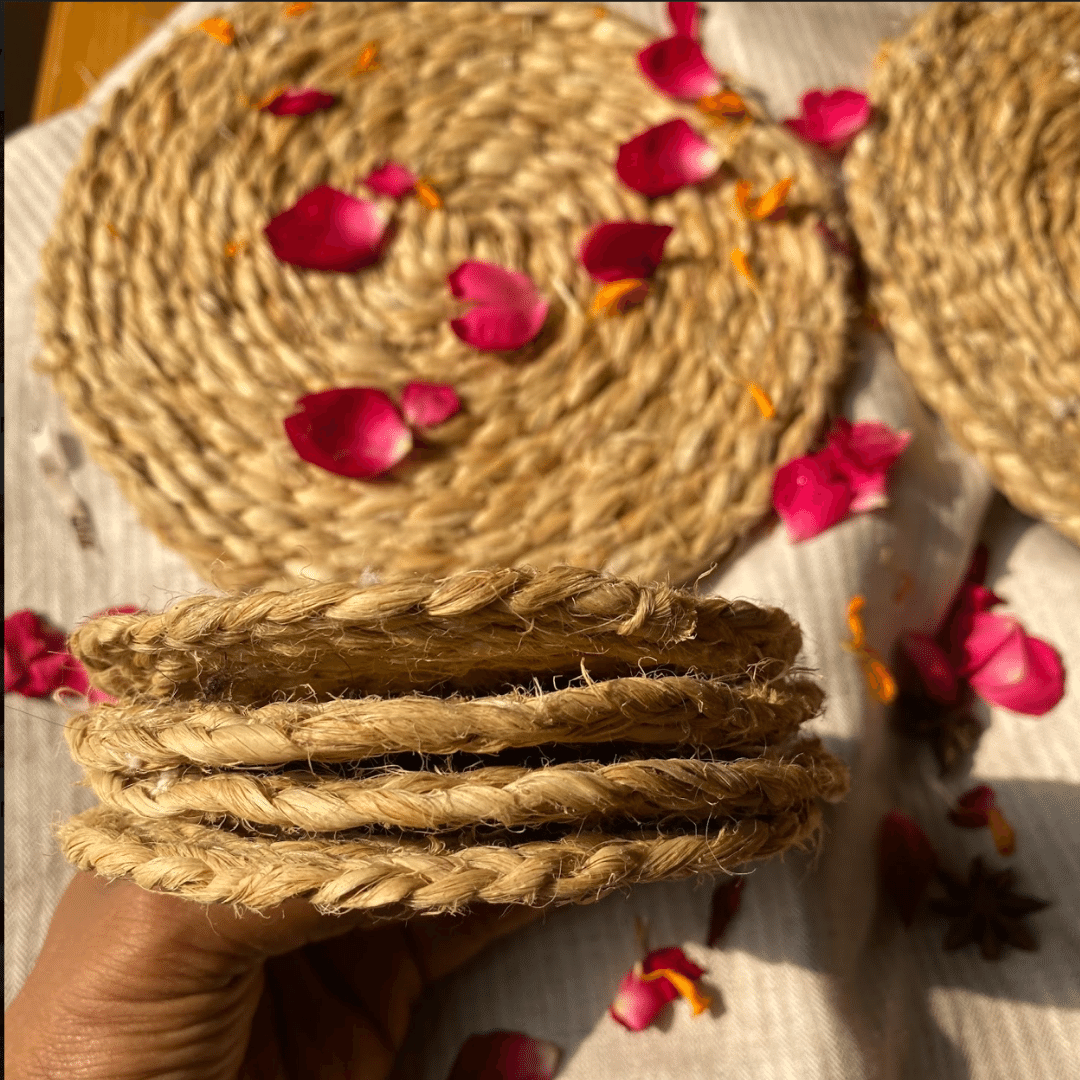 Handmade Trivet Set | Made from Himalayan Fibres