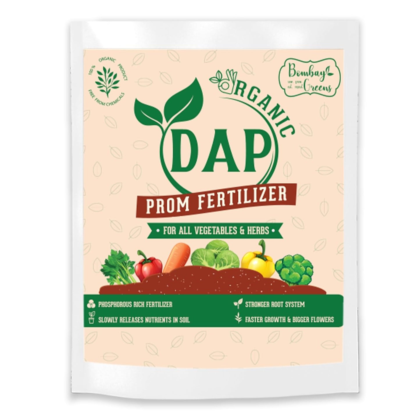 Organic DAP PROM Fertilizer for Vegetables - 900 Grams