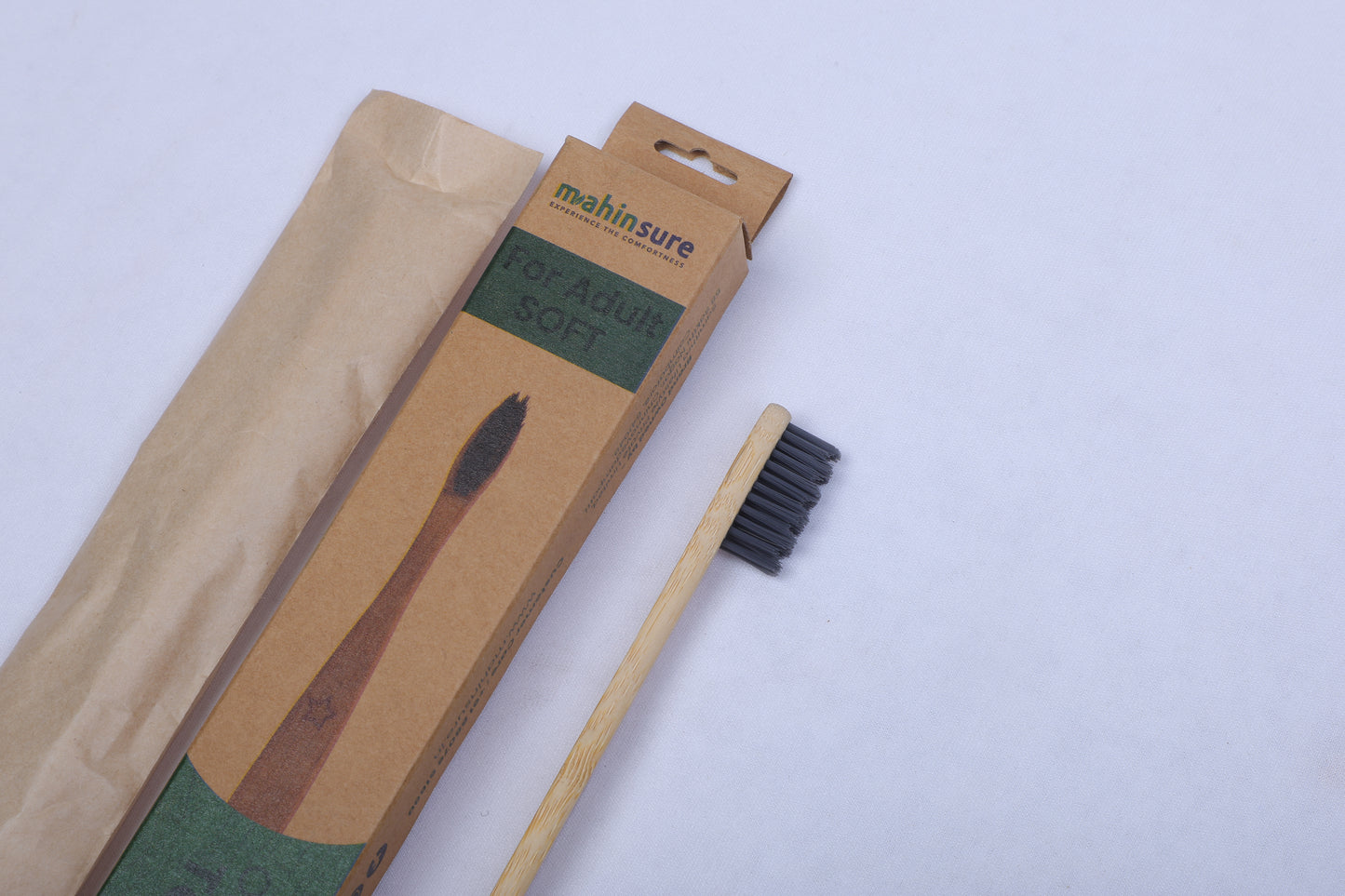 Bamboo Tooth Brush - Black (Pack of 2)