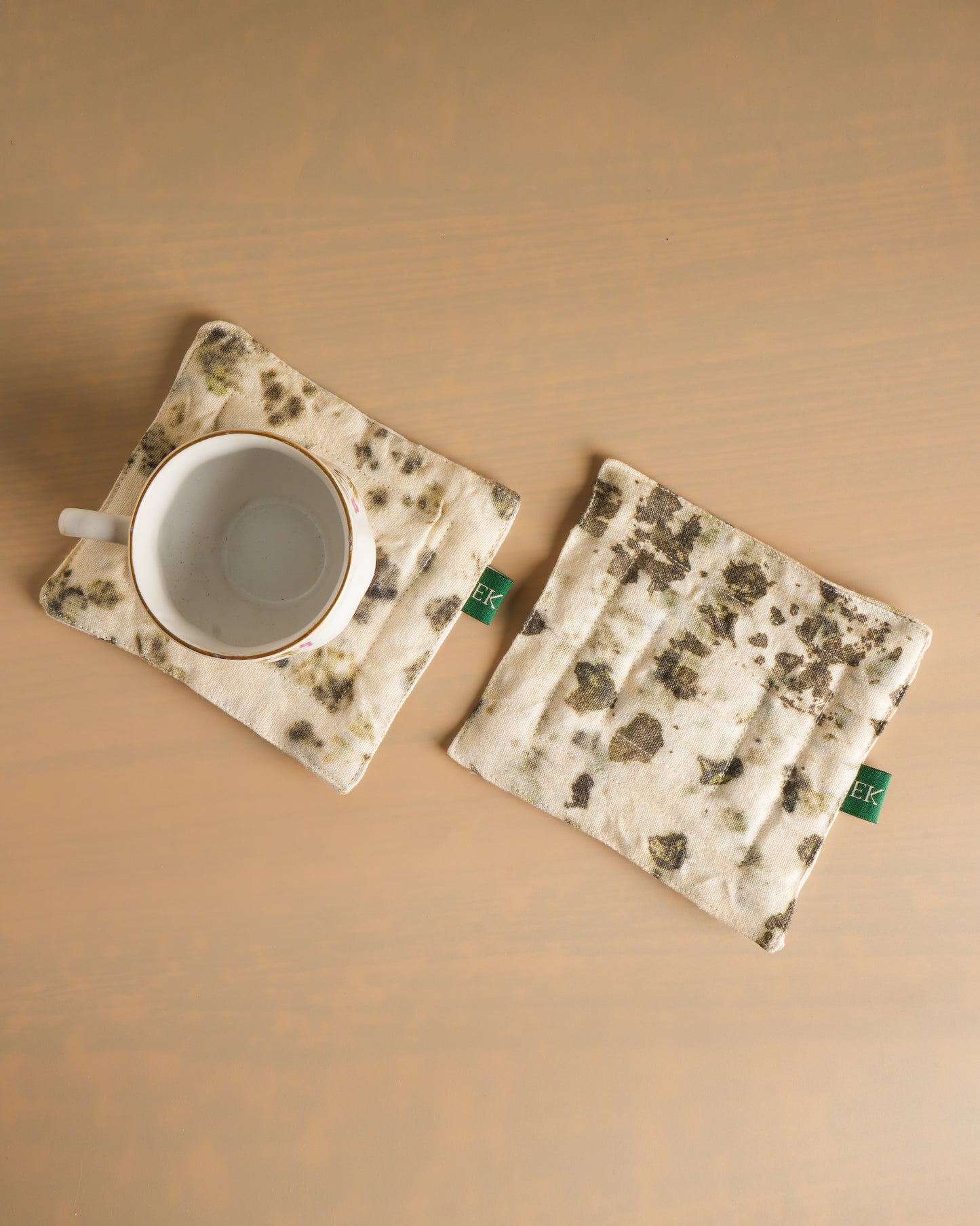 Upcycled Hemp Coasters (Set of 2) (Printed)