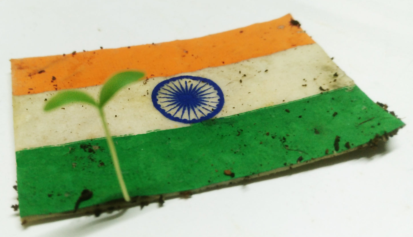 Plantable Seed Paper Indian National Flag