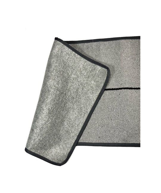 Cotton Yoga Mat - Gemstone Series (Grey)