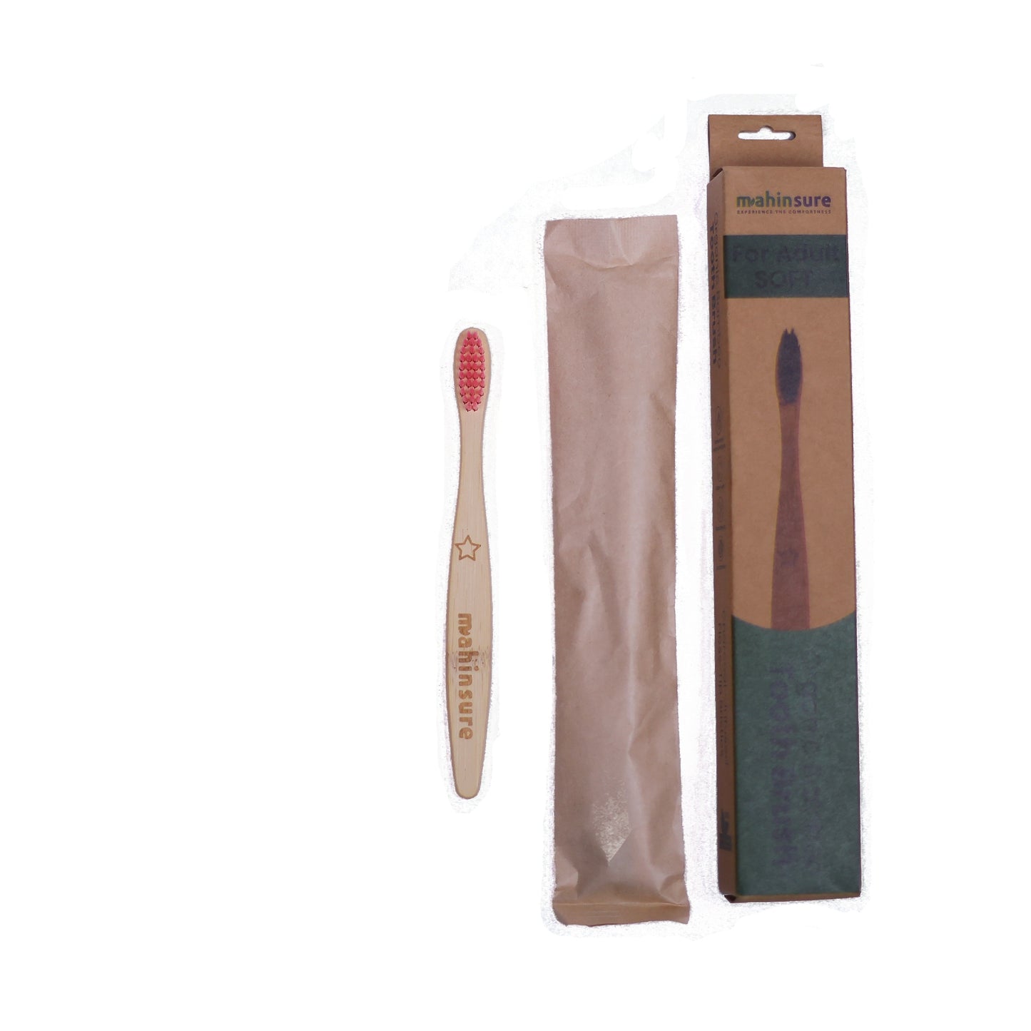 Bamboo Tooth Brush - Black (Pack of 2)