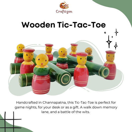 Wooden Tic Tac Toe