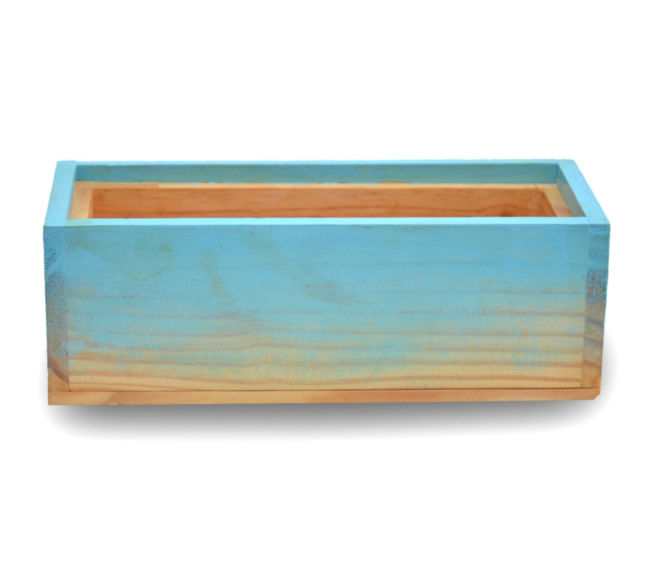 "SKY IS FALLING"  Hand Painted Wooden Desk Organizer