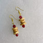 Handcrafted Bamboo Quilled and Weaved Earrings