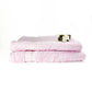 The Karira Collection - Bamboo Cotton Bath Towels And Hand Towels Set Of 2 (Light Pink)