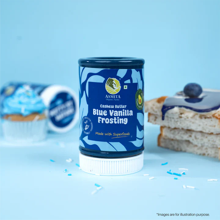 Cashew Butter Blue Vanilla Frosting