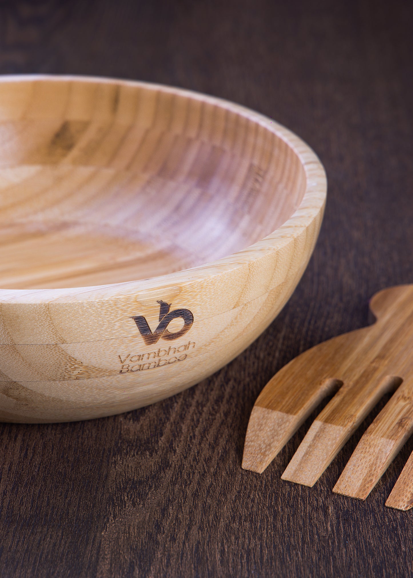 Bamboo Salad Bowl