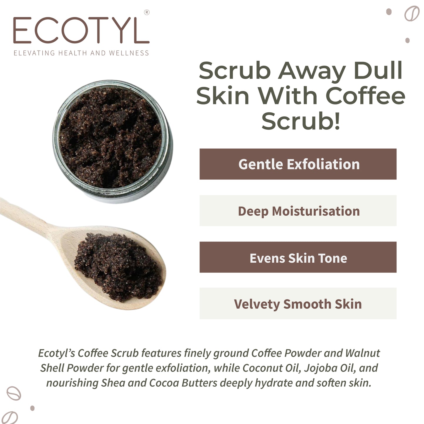 Natural Coffee Body Scrub | 100g