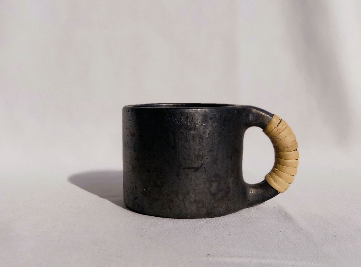 Longpi Black Pottery Coffee Mug Small