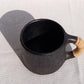 Longpi Black Pottery Coffee Mug Small