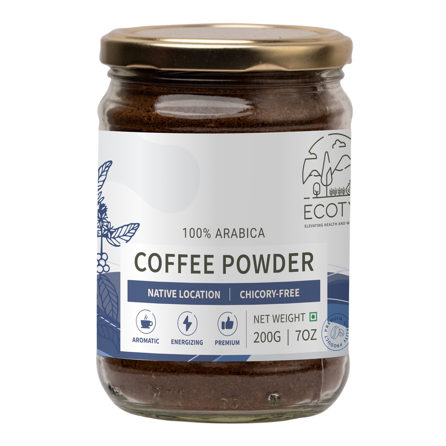 Coffee Powder | 100% Arabica | Strong Flavour & Rich Aroma | 200g