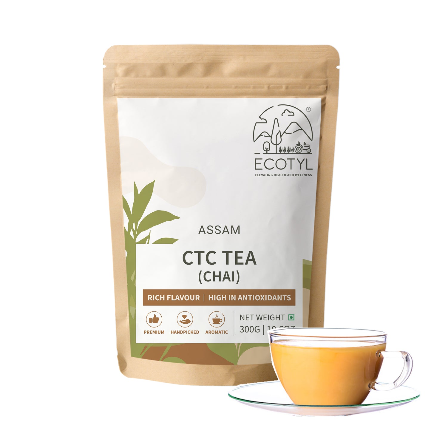 CTC Tea (Chai Patti) From Assam | Strong Flavour | Classic | 300g