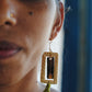 Jharokha Earrings Green